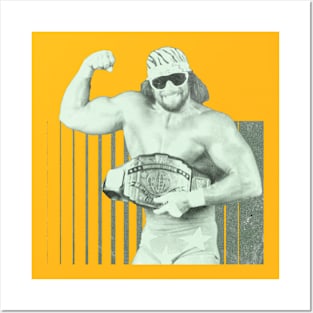 randy savage engraved Posters and Art